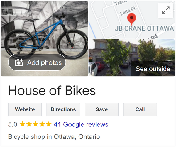 House of Bikes | Ottawa, Canada | Google Reviews