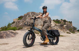 Girl-Cycling-Heybike-Mars-With-Basket