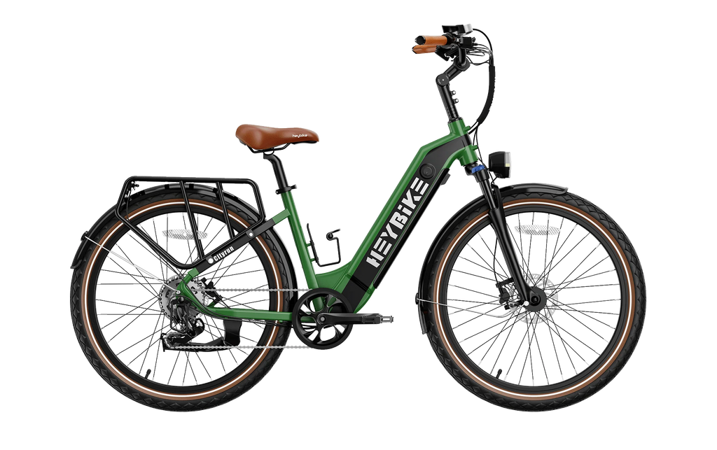 Heybike Cityrun Step Thru Electric Bike Commuter E Bike House of Bikes