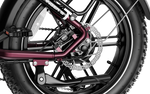 Heybike-Ranger-S-high-performance-folding-ebike-merlot-red-hydraulic-disc-brakes