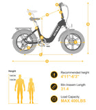 Heybike-Ranger-S-high-performance-folding-ebike-rider-heights