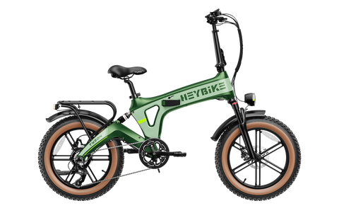 Heybike-Tyson-high-performance-full-suspension-folding-ebike-green-right-side