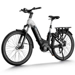Himiway-A7-Pro-Mid-Drive-Full-Suspension-Luxury-Commuter-Ebike-Black-White-Gradient-Front-Left