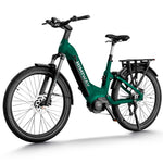 Himiway-A7-Pro-Mid-Drive-Full-Suspension-Luxury-Commuter-Ebike-Emerald-Green-Front-Left