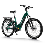 Himiway-A7-Pro-Mid-Drive-Full-Suspension-Luxury-Commuter-Ebike-Emerald-Green-Front-Right