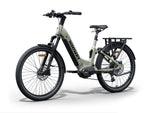 Himiway-A7-Pro-Mid-Drive-Full-Suspension-Luxury-Commuter-Ebike-Grey-Front-Left