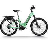 Himiway-A7-Pro-Mid-Drive-Full-Suspension-Luxury-Commuter-Ebike-Light-Green-Right-Side