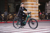 Himiway-A7-Pro-Mid-Drive-Full-Suspension-Luxury-Commuter-Ebike-in-Traffic