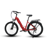 eunorau-meta-275-low-step-thru-commuter-e-bike-red-left-side