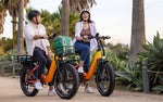 heybike-horizon-full-suspension-folding-ebike-couple-cycling