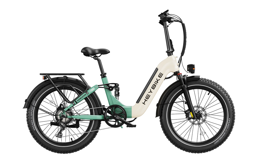 Heybike Horizon Full Suspension High Performance Folding E Bike House of Bikes
