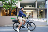himiway-a3-lightweight-step-thru-man-commuting-on-his-city-e-bike