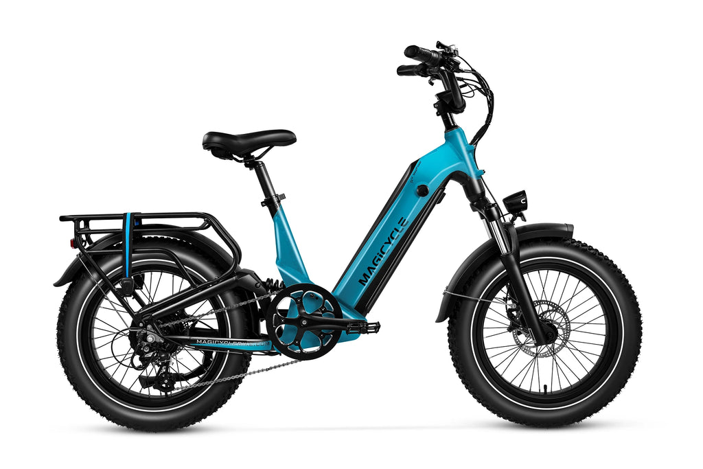 Magicycle Deer Full Suspension Electric Bike Pearl White