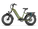 magicycle-ocelot-pro-electric-step-thru-fat-tire-e-bike-green-left-side
