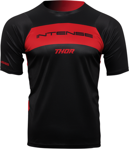 Thor Intense Assist MTB Jersey Short Sleeve Dart (Black/Red)