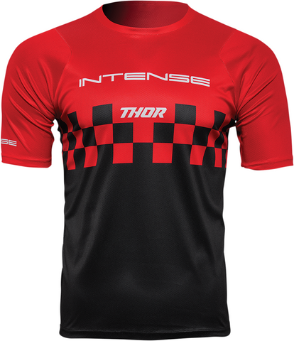 Thor Intense Assist MTB Jersey Short Sleeve Chex