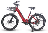 teslica-c3h-freedom-city-elite-step-thru-commuter-e-bike-red-left-side