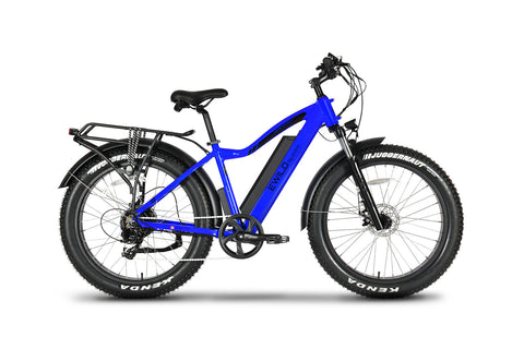 Emmo E-Wild C2 Electric Fat Bike Ebike The Best E-MTB Blue Side